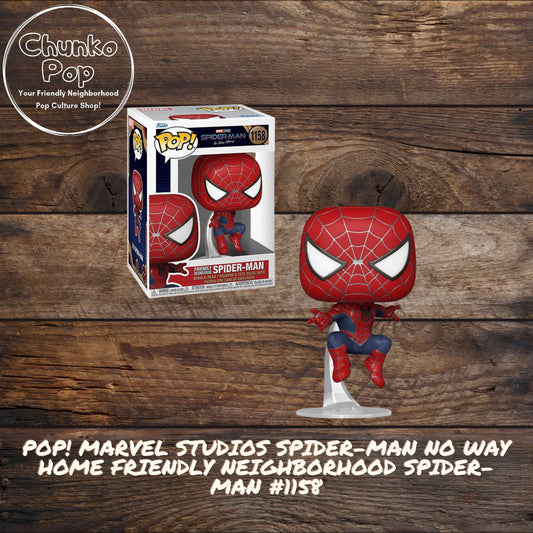 Pop! Marvel Studios Spider-Man No Way Home Friendly Neighborhood Spider-Man #1158