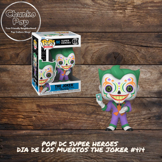 Pop! DC Super Heroes Dia De Los Muertos The Joker #414