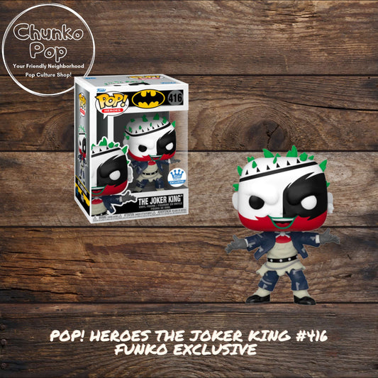 Pop! Heroes The Joker King #416 Funko Exclusive
