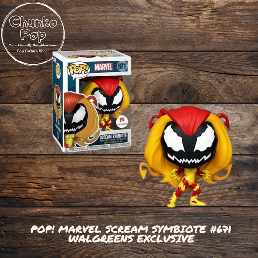 Pop! Marvel Scream Symbiote #671 Walgreens Exclusive