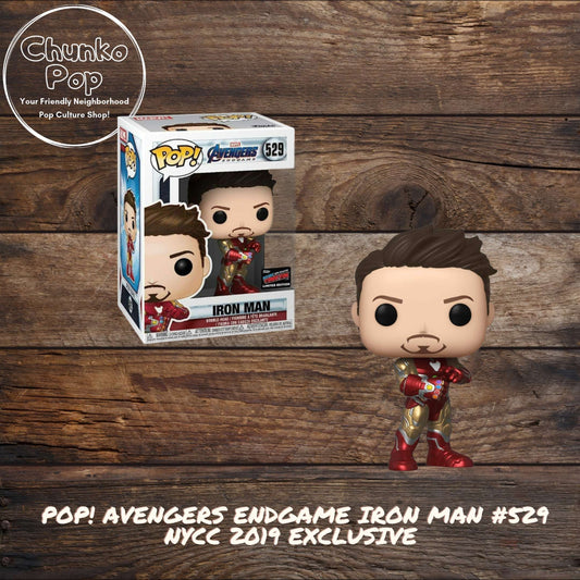 Pop! Avengers Endgame Iron Man #529 NYCC 2019 Exclusive