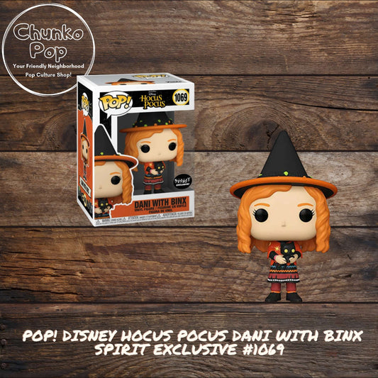 Pop! Disney Hocus Pocus Dani With Binx Spirit Exclusive #1069