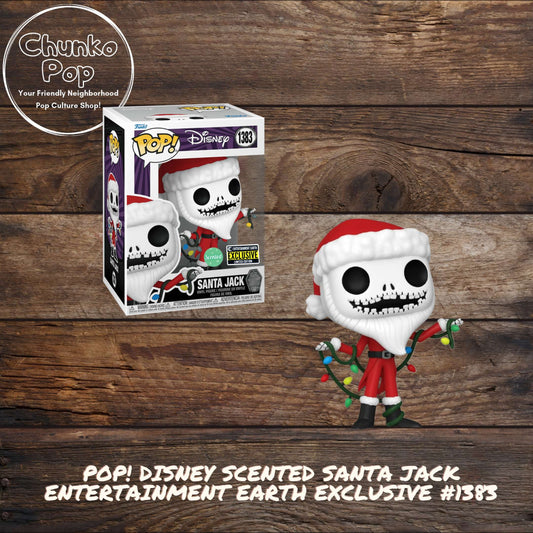 Pop! Disney Scented Santa Jack Entertainment Earth Exclusive #1383