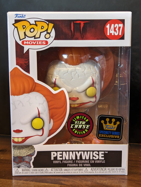 Pop! Movies IT GITD Chase Pennywise Specialty Series Exclusive #1437