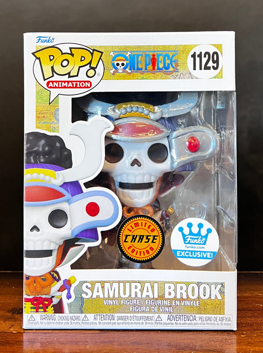 Pop! Animation One Piece Samurai Brook Funko Shop Exclusive Chase #1129