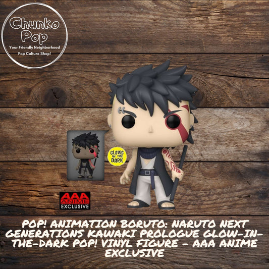 Pop! Animation Boruto: Naruto Next Generations Kawaki Prologue Glow-in-the-Dark Pop! Vinyl Figure - AAA Anime Exclusive (Available Late July, Early August)