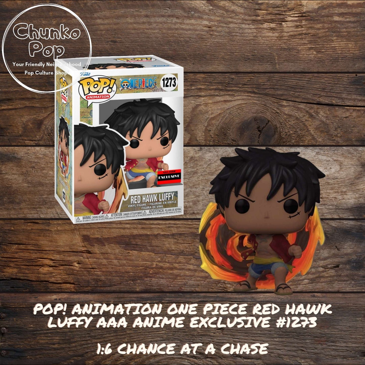 Red Hawk Luffy (One Piece) AAA Anime Exclusive Funko Pop!