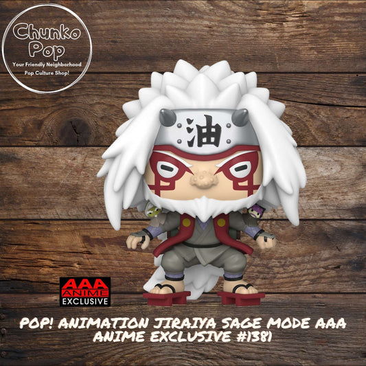 Pop! Animation Jiraiya Sage Mode AAA Anime Exclusive #1381